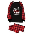 thumbnail image 3 of Odeerbi Christmas Pajamas For Family Matching Outfits 2025 Fashion Women Mommy Printed Top+Pants Set, 3 of 9