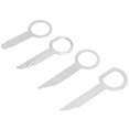 thumbnail image 3 of Outil de Retrait de Voiture, Robuste 4 Pcs Clés de Libération de Lecteur CD Outils de Remplacement pour Réparation, 3 of 8