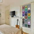 thumbnail image 6 of Armscye Hat Organizer Racks for Baseball Caps, Visible Over-The-Door Cap Organizer with 24 Clear Deep Pockets, Cap Organizer for Baseball Cap, 3 Hooks, 6 of 7