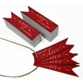 thumbnail image 3 of Inkdotpot Pack Of 50 Made With Love Text Favor Paper Tags Craft Real Rose Gold Foil Hang Tags, 3 of 6