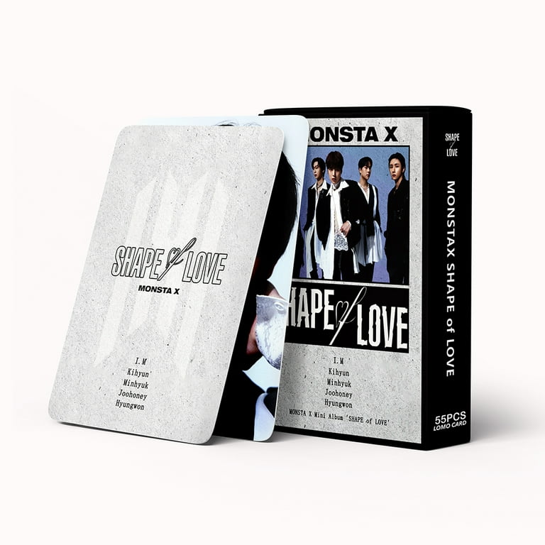 55Pcs Kpop Group MONSTA X Photo Cards MONSTA X 2022 Lomo