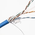 thumbnail image 4 of PHATSAT CAT6 Shielded Ethernet Cable, 23AWG F/UTP, 550MHz, EZ Pass-Thru RJ45, UL ETL Made in USA (365 feet, Blue), 4 of 4