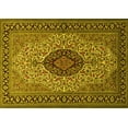thumbnail image 1 of Ahgly Company Indoor Rectangle Medallion Yellow Traditional Area Rugs, 4' x 6', 1 of 4