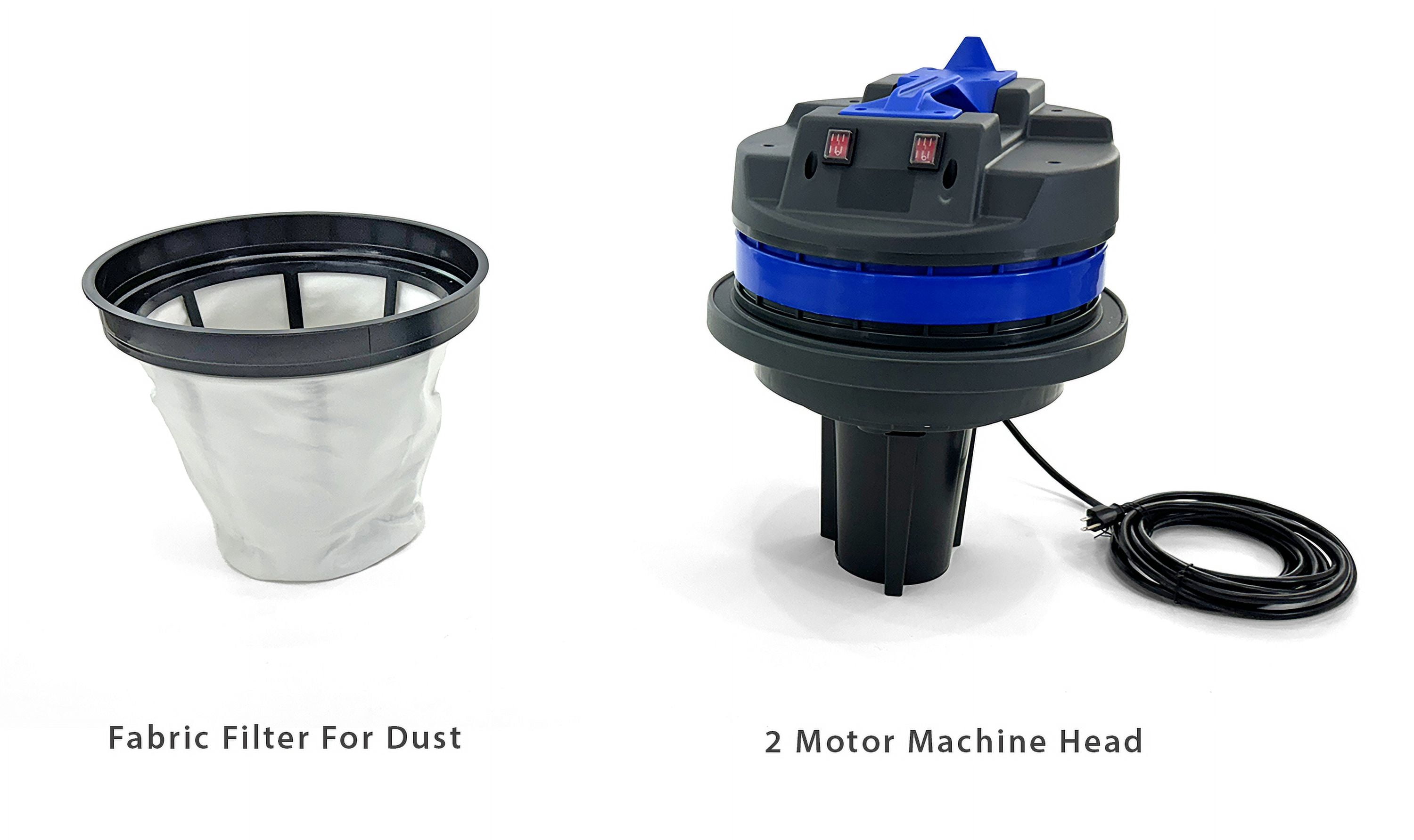 Industrial Vacuum Cleaner Wet/dry - 2 Motors - 19 Gallon