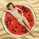 thumbnail image 4 of Toalla De Playa Con Estampado De Patatas Fritas, Hielo Y Frutas, 4 of 4