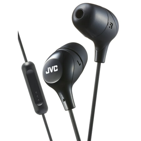 JVC In-Ear Headphones, Black, HAFX38MB