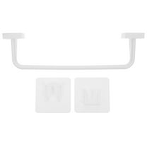 Black Washcloth Towel Organizer for Bathroom Storage Rack Holder