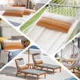 thumbnail image 5 of Orange White Ombre Body Pillow Cover, Pillowcase Protectors with Zipper, Breathable Decorative Throw Pillow Case Cover, Farmhouse Retro Simple Striped Art Pillow Shams for Couch Sofa 24x36Inch, 5 of 8