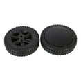 thumbnail image 4 of figatia 2 Pack BBQ Grill Wheels Smooth Rolling Black 6 inch Hand Truck Tires Replacements for BBQ Most Tools Accessories, 4 of 8