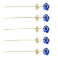 thumbnail image 2 of Naiovety 5 uds anémona artificial tacto Real seda boda novia flor azul Type2 NO2, 2 of 6