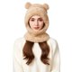 thumbnail image 4 of Sombrero de invierno de punto grueso para mujer | Gorro cálido forrado de forro polar con cobertura de orejas y rostro | Lana cortaviento, ajuste elástico y acogedor, gorra térmica suave para clima, 4 of 8