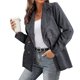 thumbnail image 1 of Puntoco Chaqueta De Mujer Moda Mujer Color Sólido Y Invierno Doble Botonadura Chaqueta Chaqueta Chaqueta Manga Larga Sin Capucha Abrigo Informal/Chaqueta Liquidación De Navidad Puntoco Puntoco-1960, 1 of 5