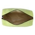 thumbnail image 4 of Women Durable Solid Color Cosmetic Bag for Vacation Camping Gym Travel Green Corduroy, 4 of 4