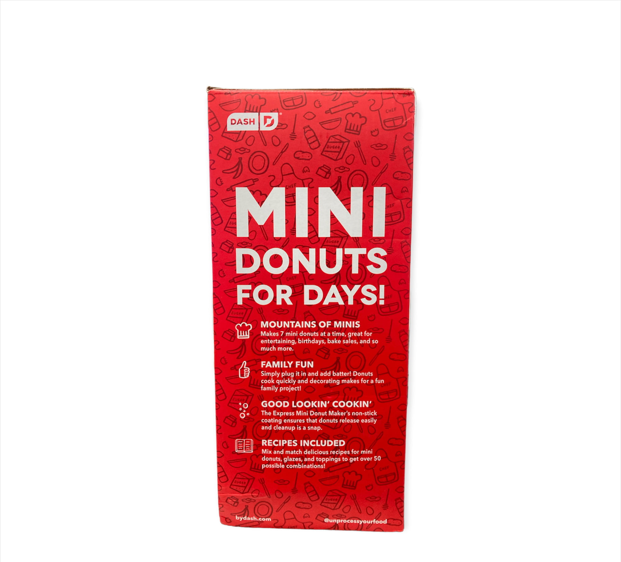 Dash Express Mini Doughnut Maker - Donut Print - DDM007GBDP04