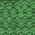 thumbnail image 1 of Ahgly Company Indoor Square Abstract Emerald Green Modern Area Rugs, 6' Square, 1 of 4