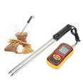 thumbnail image 4 of Grain Moisture Meter Clear Reading, Soft Silicone Cover, Accurate Probe, for Various Grains Temperature Measurement with LCD Backlight Suitable for Rice, Barley, Wheat, Feed, Corn, 4 of 7