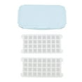thumbnail image 3 of Juego de caja y bandeja para cubitos de hielo Jadeshay 1,7 L doble capa 64 moldes con tapa, 3 of 12