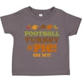 thumbnail image 3 of Inktastic Football Turkey and Pie Girls Toddler T-Shirt, 3 of 5