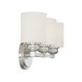 thumbnail image 2 of Kane 3-Light Bathroom Vanity Light in Satin Nickel, 2 of 3