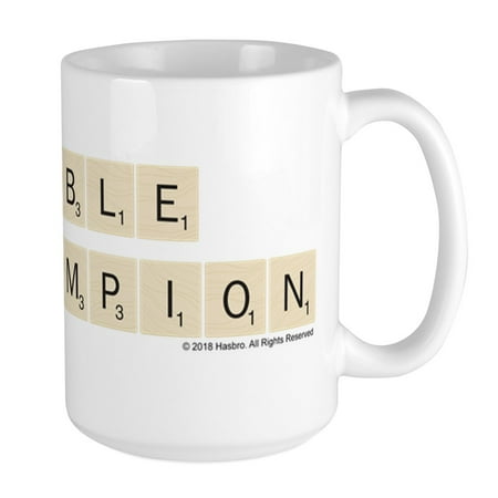 

CafePress - Scrabble Champion - 15 oz Ceramic Large Mug