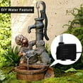 thumbnail image 6 of PULACO 10W 160GPH Submersible Pump with 3.3 ft Tubing for Aquariums, Fish Tank, Pond Fountain, Statuary, Hydroponics, Water Feature, Indoor Fountains, 6 of 7
