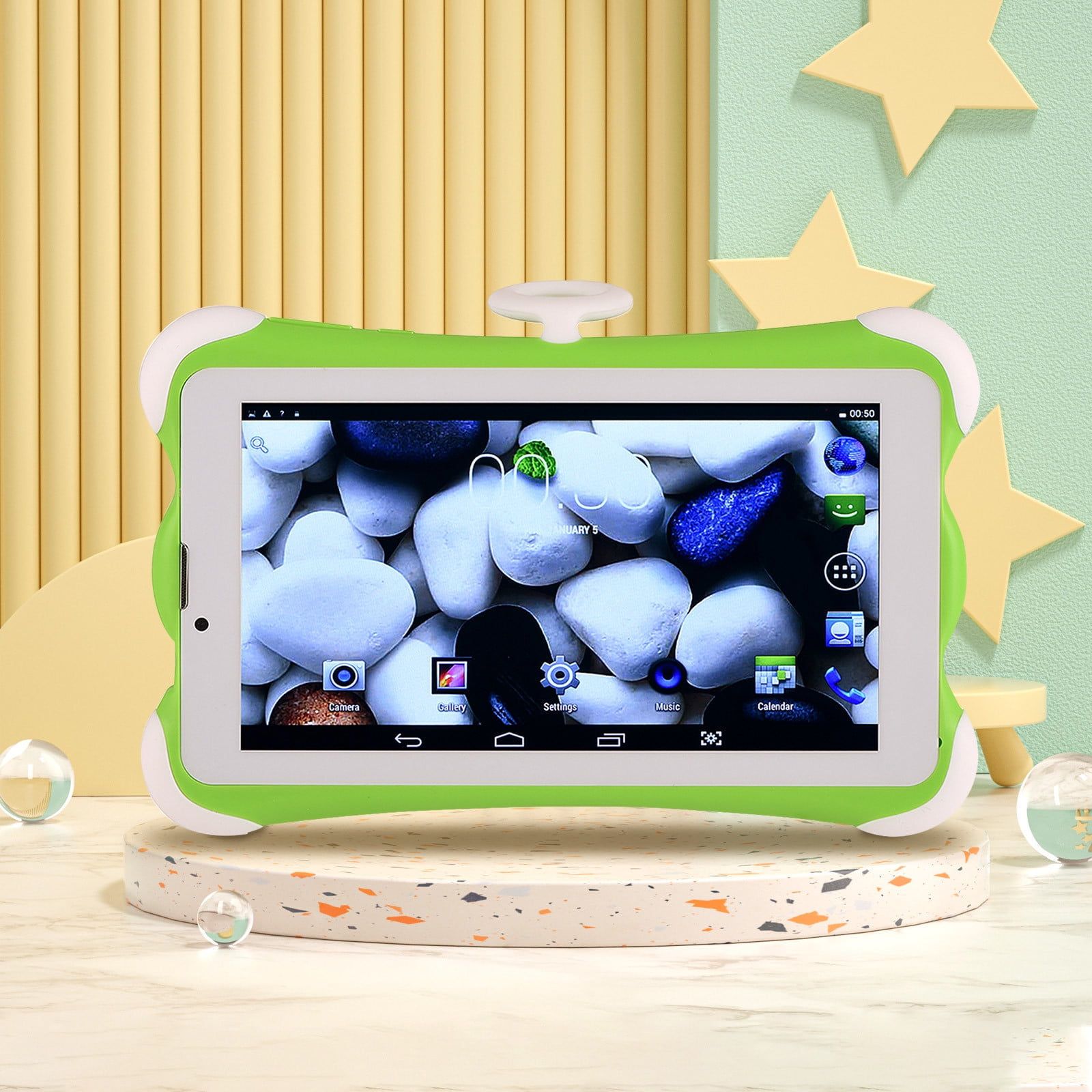 Skegnu 7-inch Children's Tablet Computer Android Tablets Children's Early Education Learning Machine Parent-child Gift Machine Christmas Gift Support For SIM Card Call Gift for Girls on Clearance