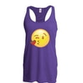 thumbnail image 1 of Normal is Boring - Women's Racerback Tank Top, up to Women Size 2XL - Emoji Winky Face, 1 of 2