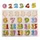 thumbnail image 1 of 1 set Números de juguete de rompecabezas de madera Jigsaw Puzzle Kids Puzzle Toy Educational Toy, 1 of 5
