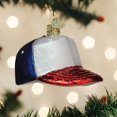 thumbnail image 2 of Old World Christmas Ornaments Baseball Cap Glass Blown Ornaments for Christmas Tree, 2 of 6
