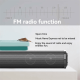 thumbnail image 1 of Barra de sonido inalámbrica Bluetooth, potente sonido envolvente estéreo, subwoofer, radio FM, sistema de cine en casa para TV, 1 of 5