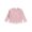 Pink, variant on NEBWOAK Girls Drop Shoulder Long Sleeve Top Casual Stretchy Rib Knit Bow Pullover Shirt with Ruffle Lace Hem,Size 3-4T