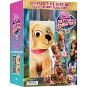 Barbie & Her Sisters In The Great Puppy Adventure Limited Time Gift Set Dvd Puppy Plush Toy]