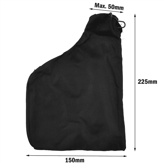 Saw Dust Bag, Black Dust Collector Bag with Zipper & Wire Stand, for 255 Model Miter Saw 8Pcs