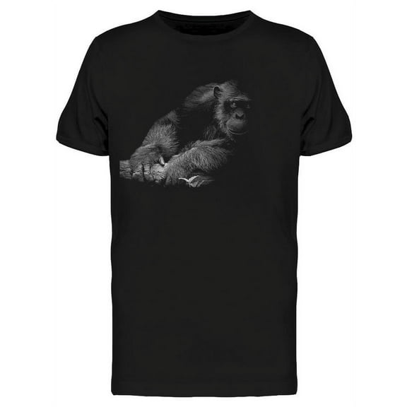 Chimpanzee Ready For Photo Tee Men's -Image by Shutterstock