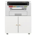 thumbnail image 5 of Office furniture Copier Cabinet white 2 door steel copier stand mobile pedestal file Printer Stand, 5 of 9