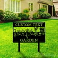 thumbnail image 3 of Handmadetneonsign Custom Outdoor Vegetable Garden Metal Name Sign With Stakes, Garden Yard Decor, 3 of 4