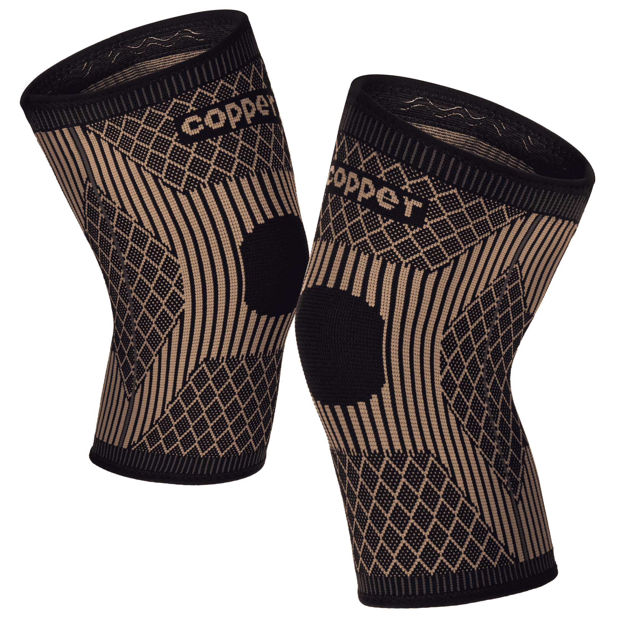 KHNYX Copper Knee Brace and Support Compression Sleeve Breathable Pad for Running, Arthritis, Meniscus Tear, Sports, Joint Pain, XL