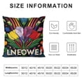 thumbnail image 5 of PHYHOO Pillow Covers Floral Decorative Throw Pillow Covers Pillow Case Home Sofa Bedroom Living Room Cushion Case Farmhouse Decorations White, 5 of 5