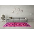 thumbnail image 3 of Ahgly Company Indoor Round Persian Pink Traditional Area Rugs, 4' Round, 3 of 4