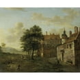 thumbnail image 3 of Jan van der Heyden 18x15 Black Modern Framed Museum Art Print Titled - A Country Home (1660 - 1712), 3 of 5