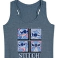 thumbnail image 3 of Disney - Lilo & Stitch - All The Expressions of Stitch - Women's Racerback Tank Top, 3 of 5