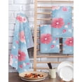 thumbnail image 2 of Pink Flowers Kitchen Dish Towels for Drying Dishes Set of 3, Watercolor Spring Botanical Floral Farmhouse Waffle Weave Microfiber Terry Hand Tea Bathroom Towels Quick Dry & Absorbent Towel 15.7x23.6, 2 of 7