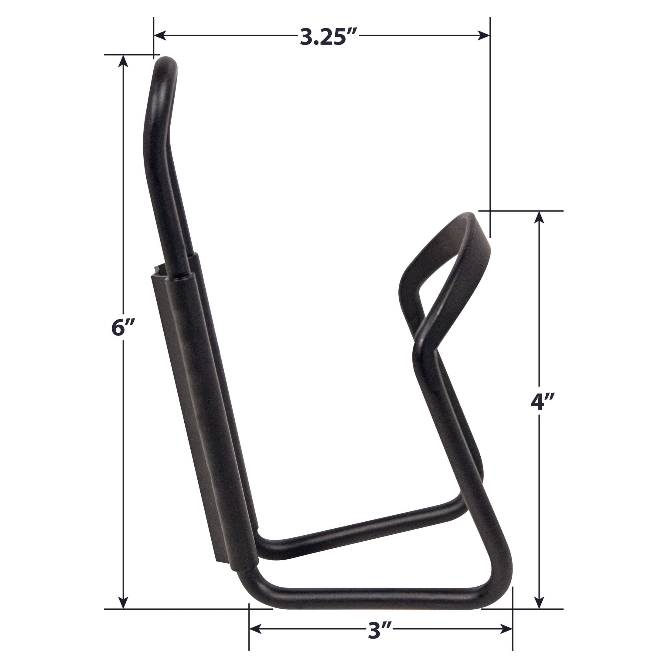 Bike Shop Essential Metal Water Bottle Cage, Black