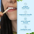 thumbnail image 2 of The Humble Co. Floss Picks (200 Count) – Plant Based Dental Floss Picks with Grip Handle for Superior Oral Care, Dental Hygiene, and Gum Health, Cruelty Free Tooth Floss Picks (Mint), 2 of 7