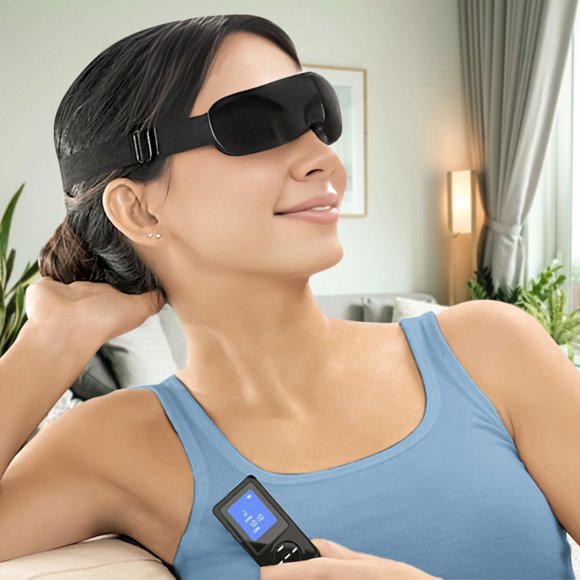 Máscara eléctrica para ojos con calefacción que alivia la sequedad ocular, los orzuelos, la irritación y la sensación arenosa, el ardor, la hinchazón, el cansancio del ordenador, la blefaritis, las mi