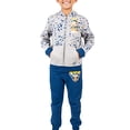 thumbnail image 6 of Naruto Classic Youth Boys Gray Zip Hoodie and Navy Jogger Pants-XL, 6 of 7