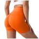 thumbnail image 1 of Pantalones cortos sin costuras para mujer que realzan los glúteos - Pantalones cortos de yoga de cintura alta, nailon y spandex, tallas S-XL, 1 of 4
