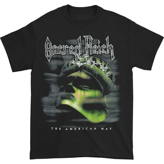 The American Way By Sacred Reich Band Cotton All Size Black Unisex Shirt BL082