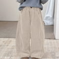 thumbnail image 2 of KVPLBQFD Girls Sweatpants Size 14-16 Cute Pants Grey Sweatpants Blue Pants Toddler Summer Clothes Little Girl Clothes Size 6-7 2 Year Old Girl, Beige 11-12 Years, 2 of 4