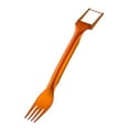 thumbnail image 2 of Oleegame 1PC Tomato Slicer And Lemon Slicer Stainless Steel Fruit Cutter Cut Watermelon Segmentation Watermelon Cutting Tool Fruit Cutting Fork Kitchen Small Tool, 2 of 5